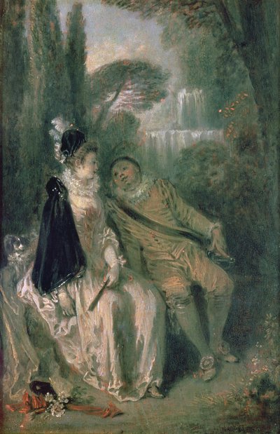 The Graceful Rest by Jean Antoine Watteau